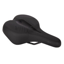 Stadtfahrradsattel - ergotec - 265x190 mm - Komfortabel - Stahl - Kunststoff - 440 g - Rot - Extra groß