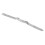 Μαύρο μεταλλικό ανδρικό βραχιόλι, χοντρό βραχιόλι από τιτάνιο και ατσάλι με 2