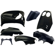 Kit de revestimento para moto - Edge - 7 peças - Preto metálico - Compatibilidade Yamaha Neo
