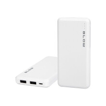 Bateria externa - BLOW - 81-149 - 10000 mAh - 2 portas USB - Polímero