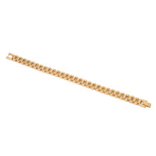 Bráisléad Cruach Dhosmálta Fir, Dearadh Clasaiceach Marthanach atá Frithsheasmhach in aghaidh Tarnish, Bangle Wristband Fir, Seodra Stylish Tiubh