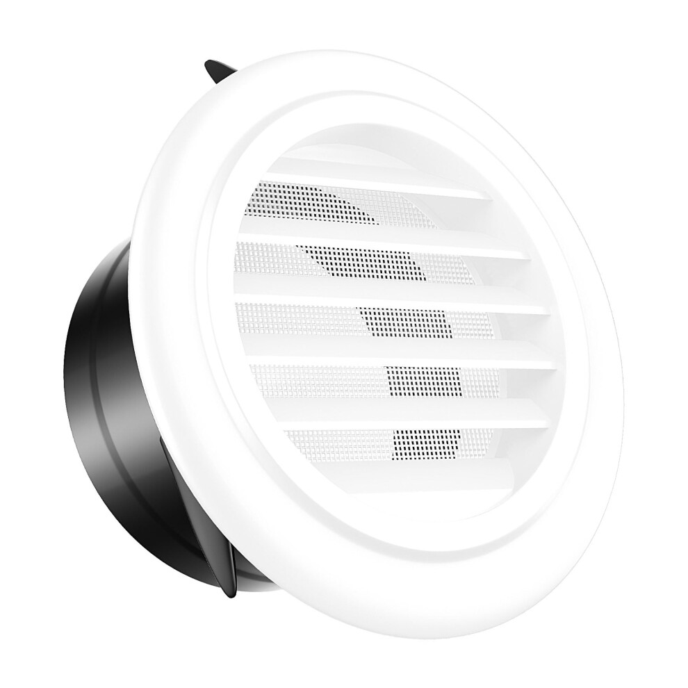 3 Inch Soffit Exhaust Vent With Adjustable Airflow And Removable Screen For Bathroom Or Home 9094768920657
