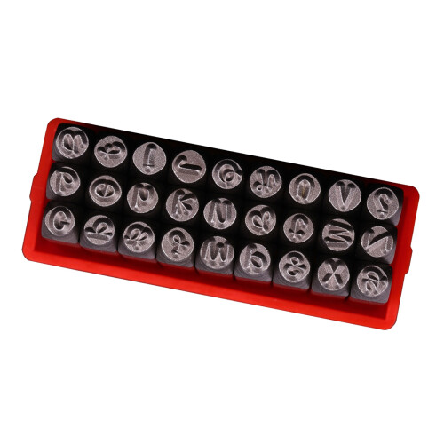 3 mm Buchstaben-/Zahlenstempel, robuster Stahl,-Stil B