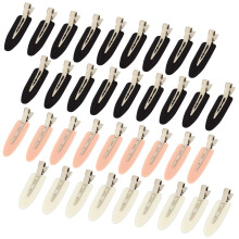 Presilhas de cabelo de qualidade profissional, com design antiderrapante para fixação segura, que não marcam o cabelo e evitam danos. Perfeitas