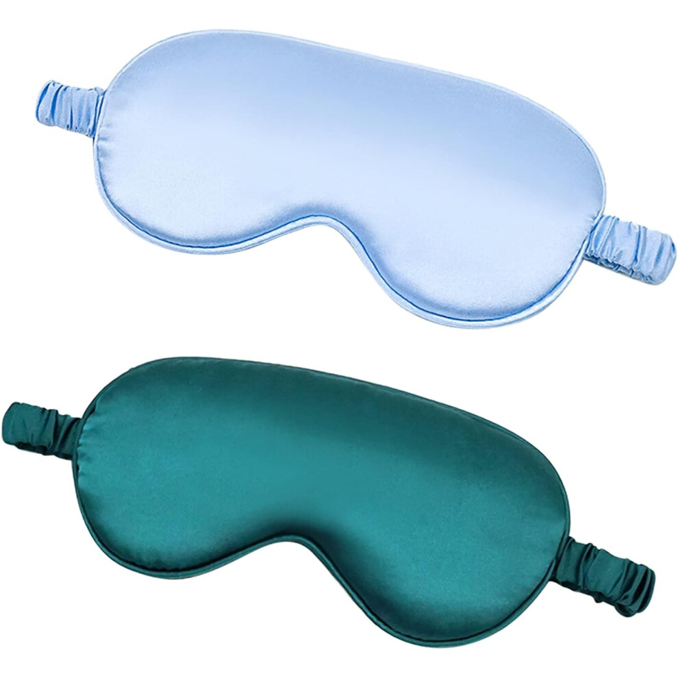 Nighttime Sleeping Eye Mask, Hypoallergenic Sleep Gear For Sensitive Skin, Essential For Home Travel (Mulberry Silk, Easy Care) For Halloween Parties