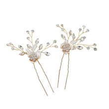 Acessórios de cabelo com design de padrão requintado, fáceis de usar, com acabamento em ouro rosa, ideais para casamentos e festas de Halloween.