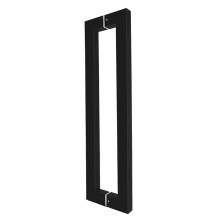 Black Stainless Steel Barn Door Handle 1000mm Heavy Duty Sliding Pull for Glass or Wood Doors