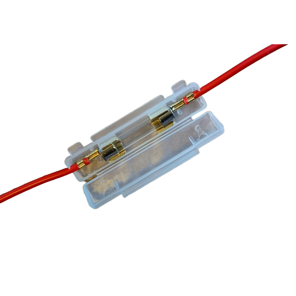 Inline Fuse Holder 12V With 10A Fuse Overload Protection For Atv Scooter Motorcycle Boat Car 9199774669672