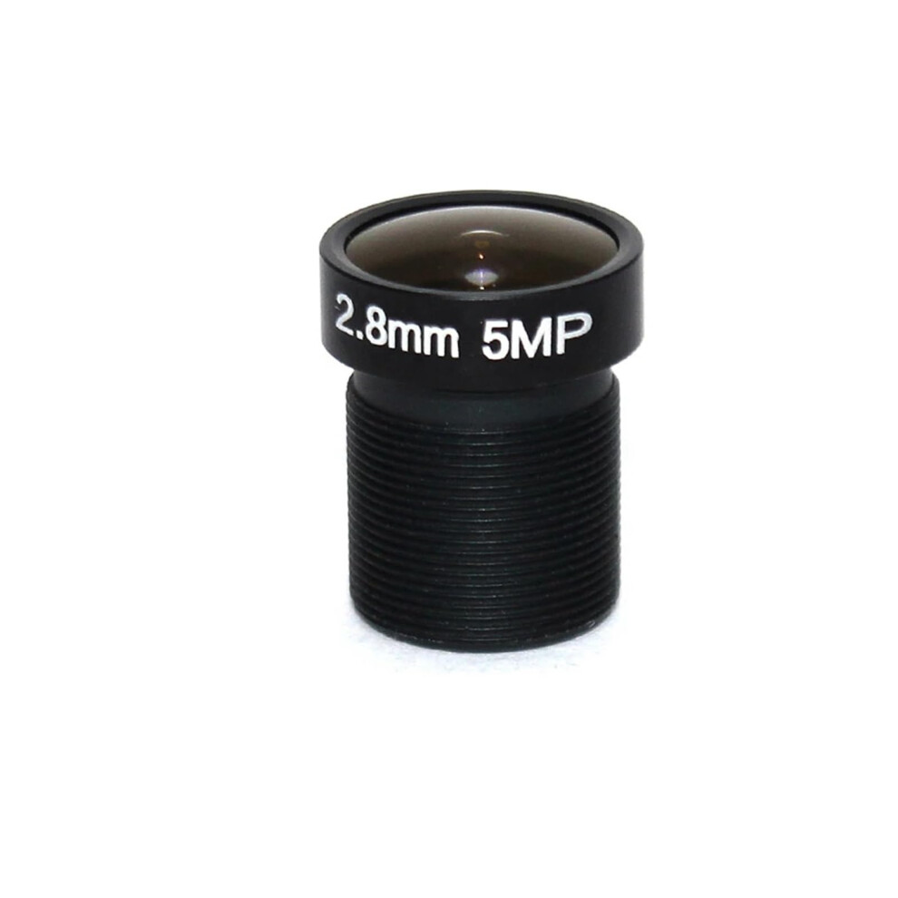 Cctv Camera Lens 2.8Mm M12 Mount Wide Angle 5Mp F2.0 Fixed Iris For Hd Ip Security 9199774669771