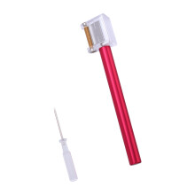 Stylo de revĂŞtement de bordure en cuir, outil de-Rose rouge