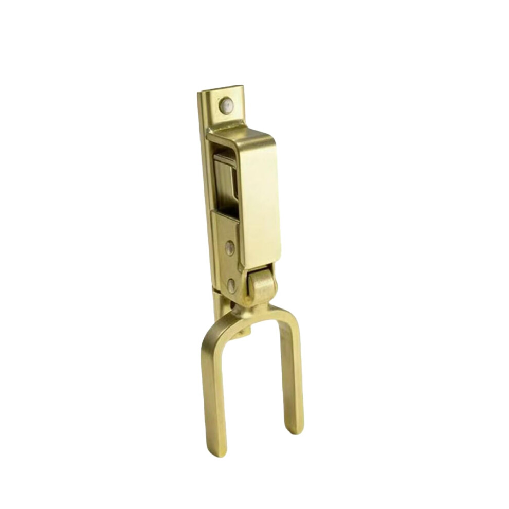 Heavy Duty Automatic Gate Latch With Weatherresistant Brass Finish, Self Locking Outdoor Gate Lock For Farm, Ranch And Garden 9094768921050