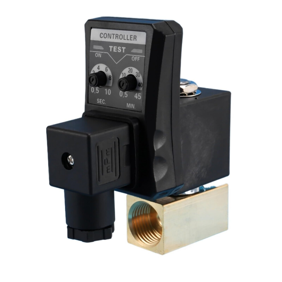 Automatic Drain Valve Dn15 Electric Timer For Air Compressor Moisture Removal Solenoid 9094768921685