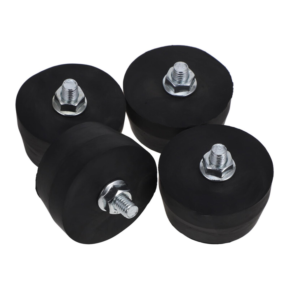 4Pcs Air Compressor Rubber Feet Antivibration Pads With Screws For Noise Reduction And Stability 9094768922187