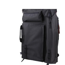 Art Portfolio Bag Drawboard Storage Tote, Portable Art Portfolio Case, Shoulder and Handheld Carry, Black