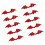 Halloween Demons Horn Wing Crafting Supplies Portable-Red 1