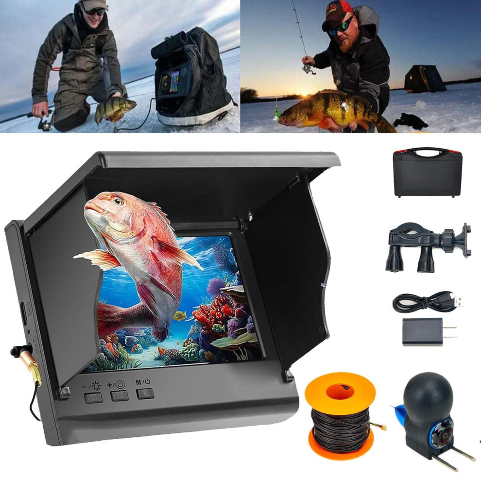 Underwater Fishing Camera With Night Vision, Hd 1000Tvl, 220 Wide Angle, 50M Cable, Ip68 Waterproof 9094768922910