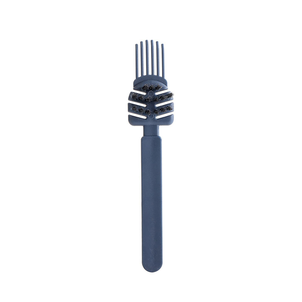 Blue Hair Brush Cleaner With Ergonomic Grip For Quick Hair Removal, Comb Cleaning Tool One Size