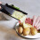 NonStick Cheese Melter With Plastic Spatula Folding Handle Portable Baking Tray Kitchen Grilling Tool 5