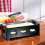 NonStick Cheese Melter With Plastic Spatula Folding Handle Portable Baking Tray Kitchen Grilling Tool 4