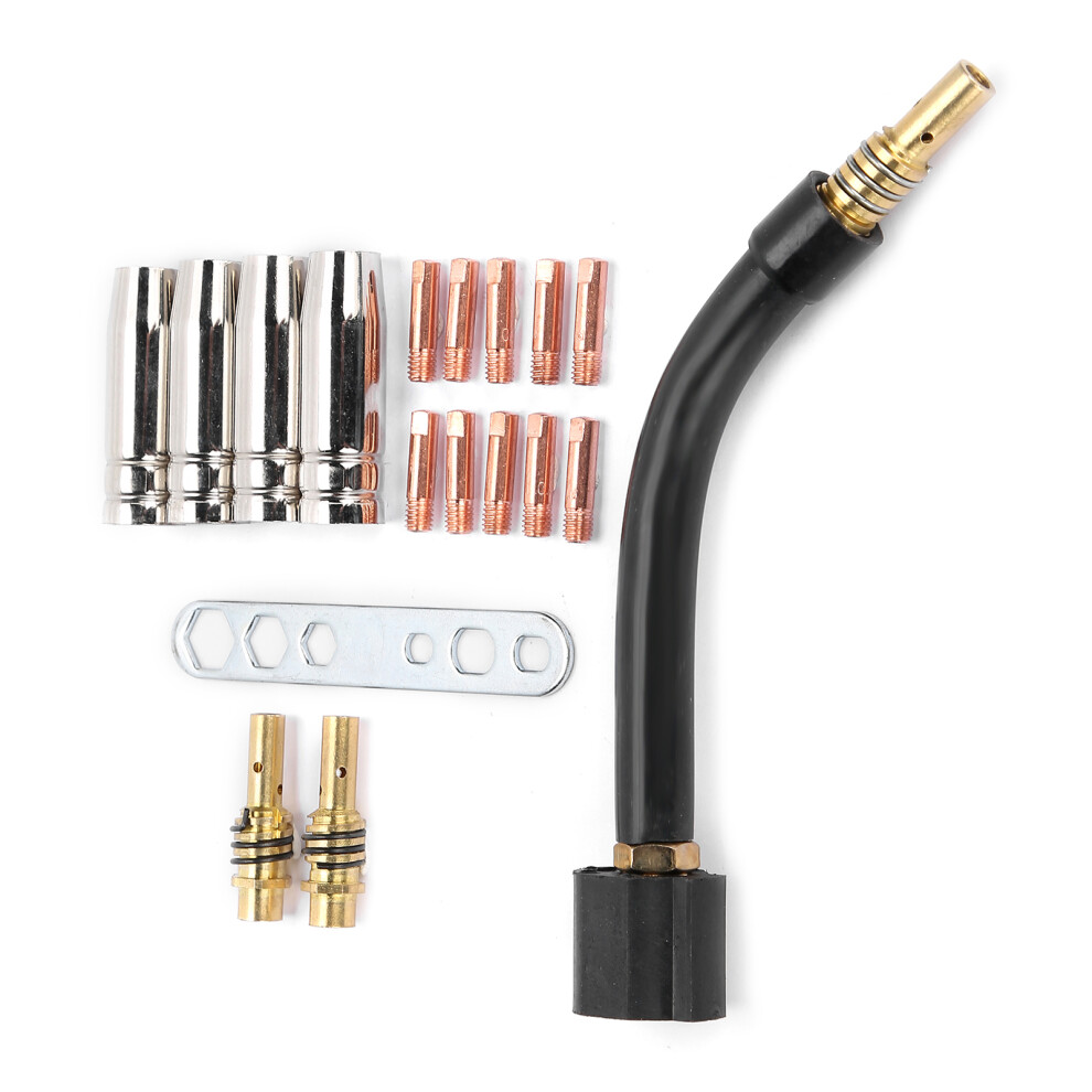 10Pcs Brass Contact Tips & Diffuser Set For Mb15/15Ak Mig Torch 8761379584257