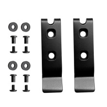 Knife Sheath Belt Clip 2 Pack 420 Stainless Steel Durable Kydex Clip with Screws for Outdoor Use