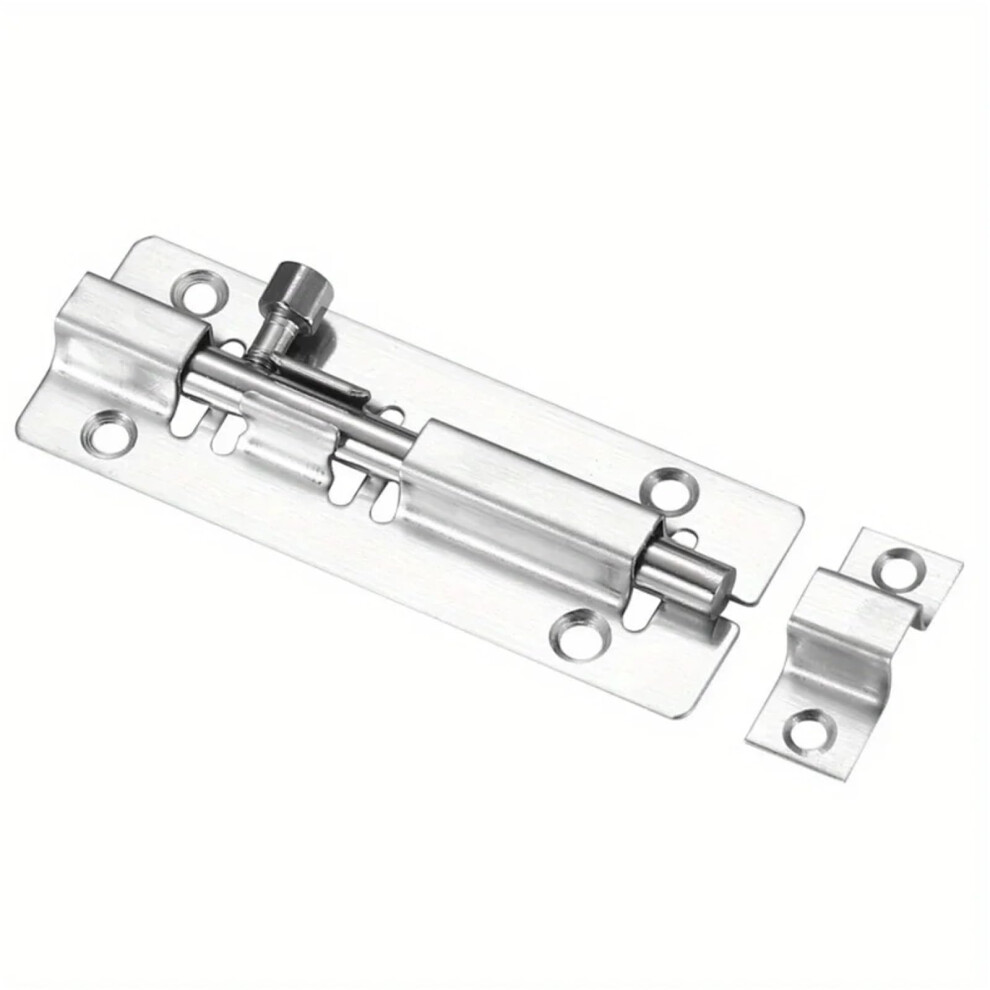 4Pcs Stainless Steel Door Latch Antitheft Lock, Selflocking Weatherproof For Bathroom And Gate 9094768923627