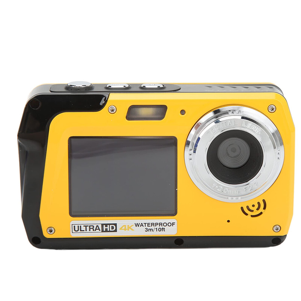 4K Underwater Camera 56Mp Waterproof 10Ft With Dual Screens And 18X Zoom For Snorkeling 9094768924198