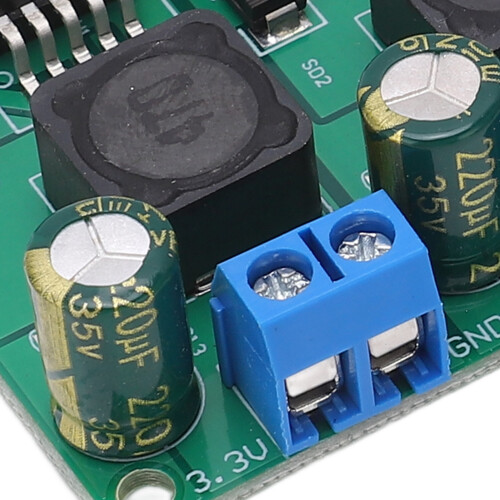Multi-Channel 3A Buck Converter 3.3V/5V/12V Adjustable Power Supply Board 2