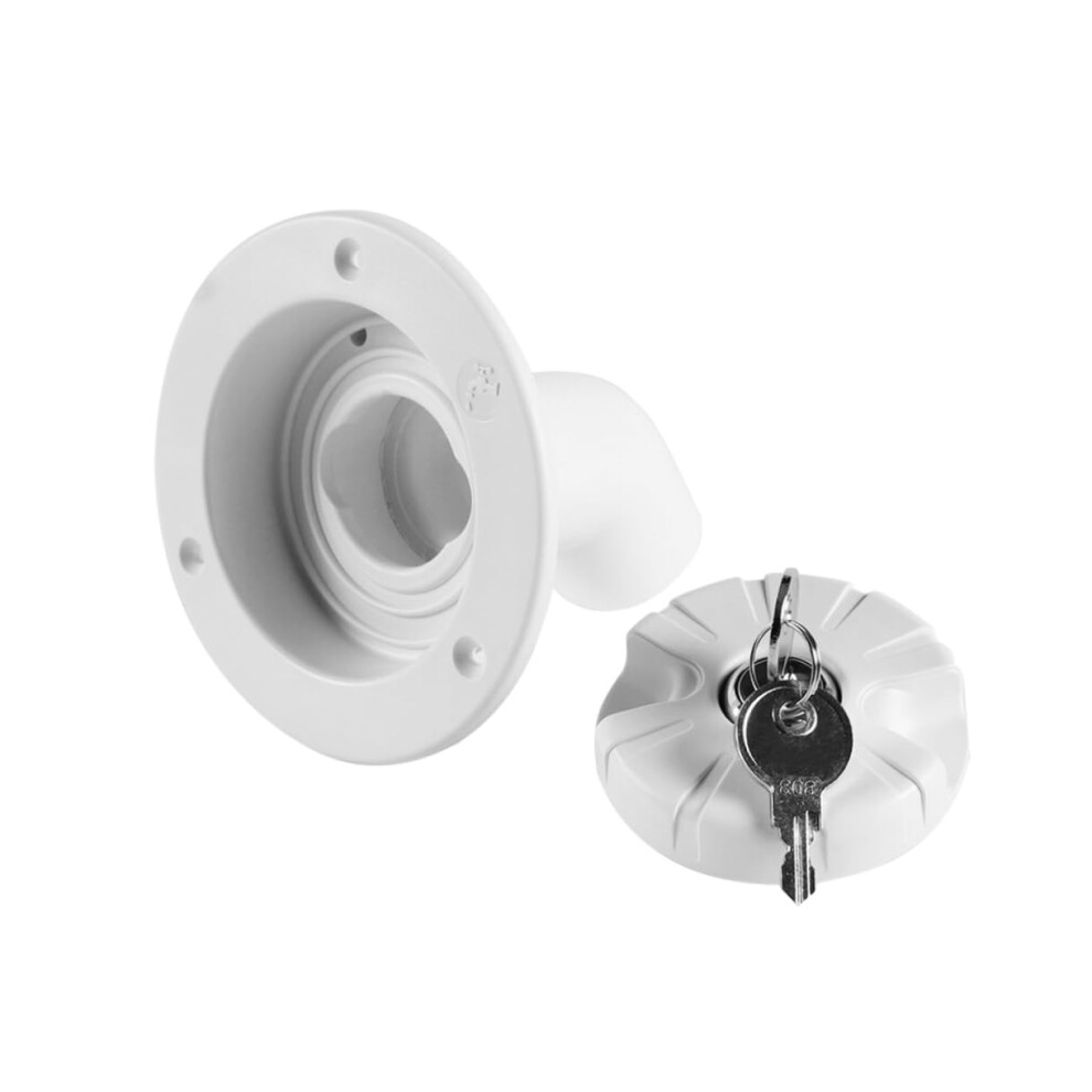 Rv Water Inlet Cap With Durable Construction, Easy Install Fresh Water Filler For Camper And Trailer 9199774673600
