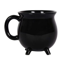 Halloween Ceramic Mug Witch Tea Cup with Vintage Fantasy Design for Coffee Tea Soup and Hot Drinks
