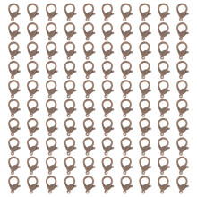 100 Stück Karabinerverschlüsse, 35 mm,-20 leichter Kaffee