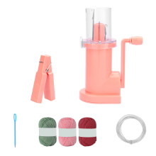 Household Hand Spools Hand Knitting Machine Tool Set Easy-Pink