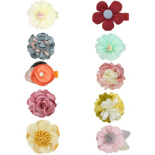 Décoration de mariage avec embellissements en tissu, étamines en strass et perles pour projets de loisirs créatifs, accessoires pour cheveux style