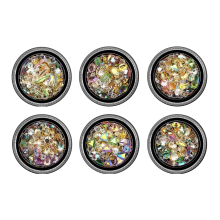 Adornos creativos y decorativos para uñas, gemas planas para diseños de uñas hermosos, fáciles de aplicar en uñas naturales o acrílicas,