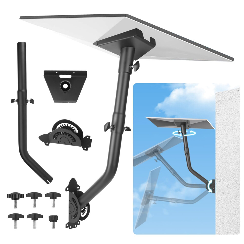 Gen 3 Roof And Wall Mount Kit Adjustable Angle 0Â30 Heavy Duty Satellite Dish Bracket For Starlink 9094768925102