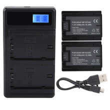 Batterie di ricambio ricaricabili per Sony A7III A7IV A9A9II serie Alpha, pacco batteria ad alta capacità NP-FZ100 con display LCD e ricarica