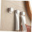 Self Adhesive Toothpaste Holder 2pcs Wall Mounted No Drill Bathroom Organizer Hook Clips 5