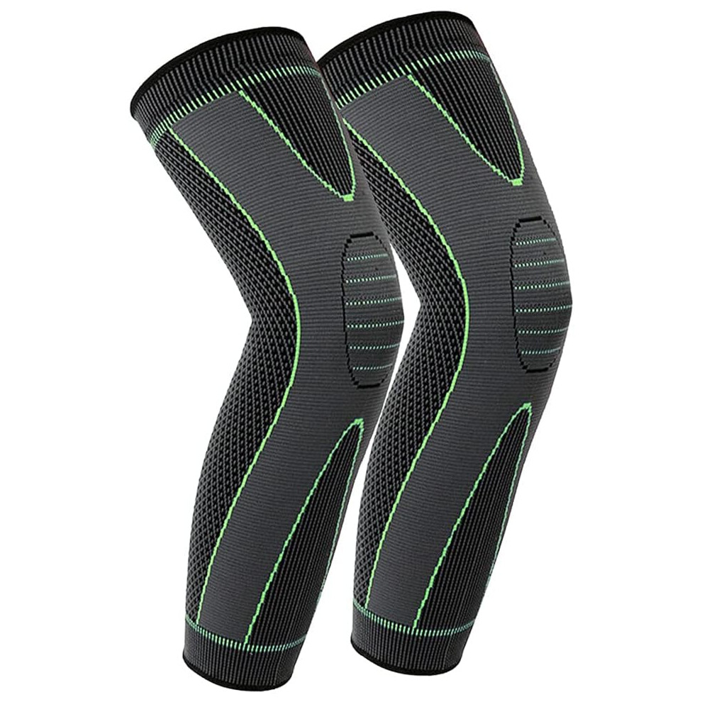 Graduated Compression Knee Sleeves, Knee Braces for Tendonitis, Inflammation, Injury, Muscle Soreness, Sport (Pair) For Halloween Parties