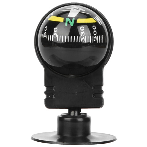 Dash Mount Navigation Tool for Automotive Direction Guide, Universal Car Accessory with Adjustable Compass Ball for Convenient and Practical 1