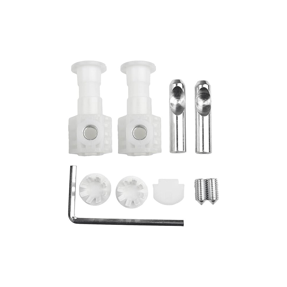 Wall Hung Toilet Fixing Kit Zinc Plated Hardware With Auto Prelock For Easy Secure Installation (White) 9199774674003