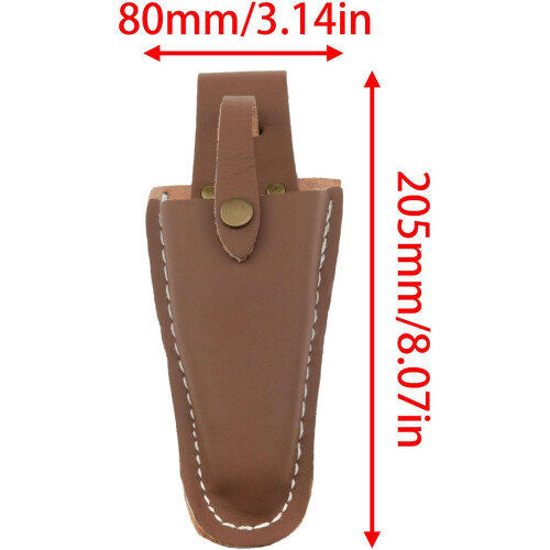 Leather Tool Holster for Belt with Quick Access and MultiTool Compatibility for Gardening 2