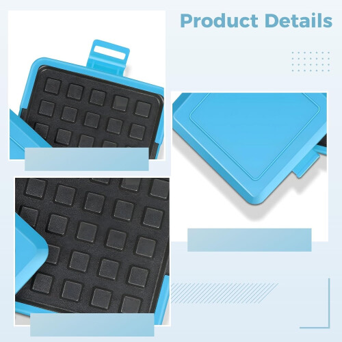 Compact Waffle Maker and Panini Press with NonStick Plates, Quick Even Heating, DishwasherSafe 1