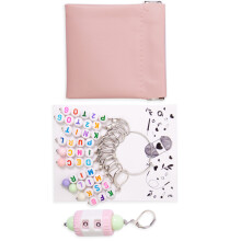 10Pcs Locking Knitting Marker Charm with Row Counter-Pink
