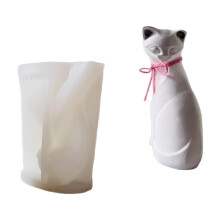 3D Cats Silicone Candle Molds for Handmade Candle Soap Home