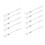Sewing Machine Brush Double Ended Nylon Bristles Brush-White 1