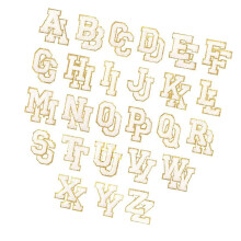 1 Set Letter Embroidered Patches A-Z Varsity Letter Sticker