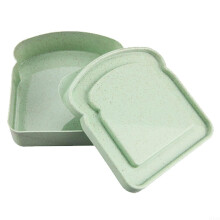 Sandwich Container with Lid BPA  Microwave and Dishwasher Safe Lunch Box for Kids Adults Green