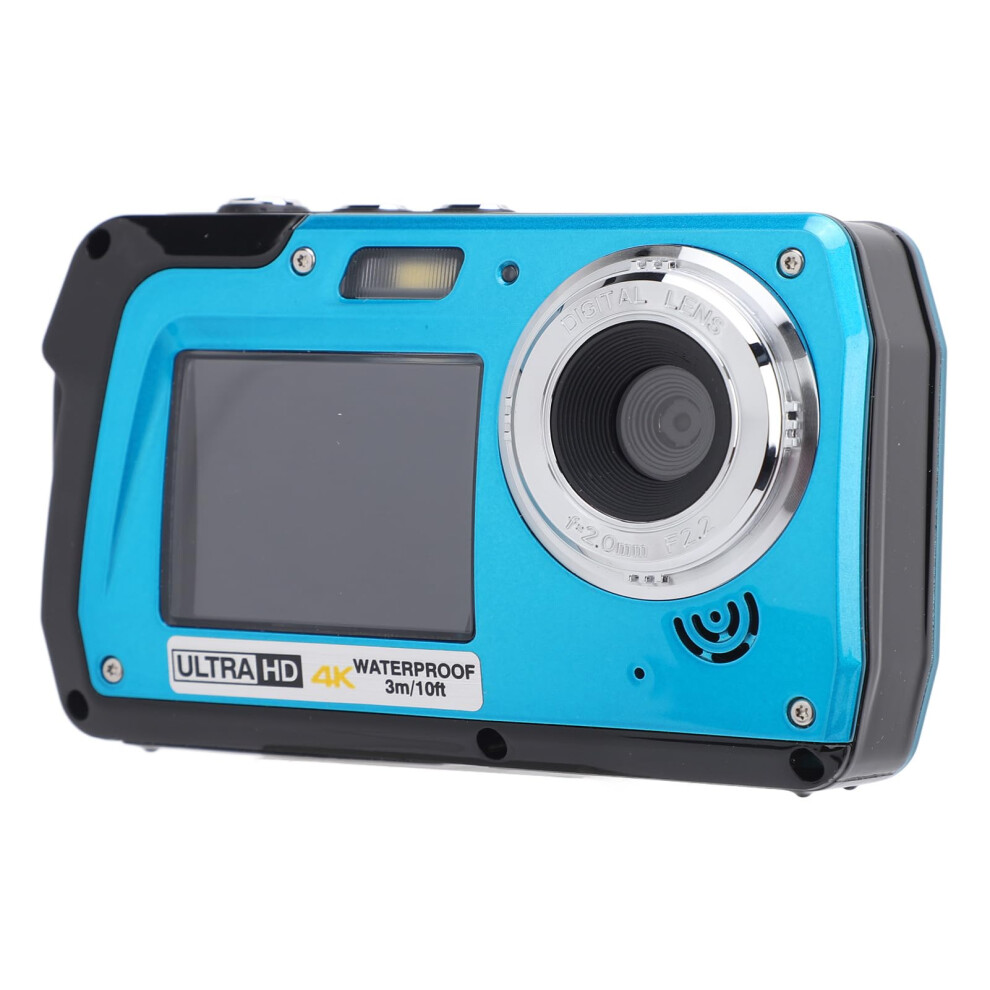 Underwater Camera 4K 56Mp Waterproof 10Ft With Dual Screens 16X Zoom For Snorkeling Swimming 9187378925003