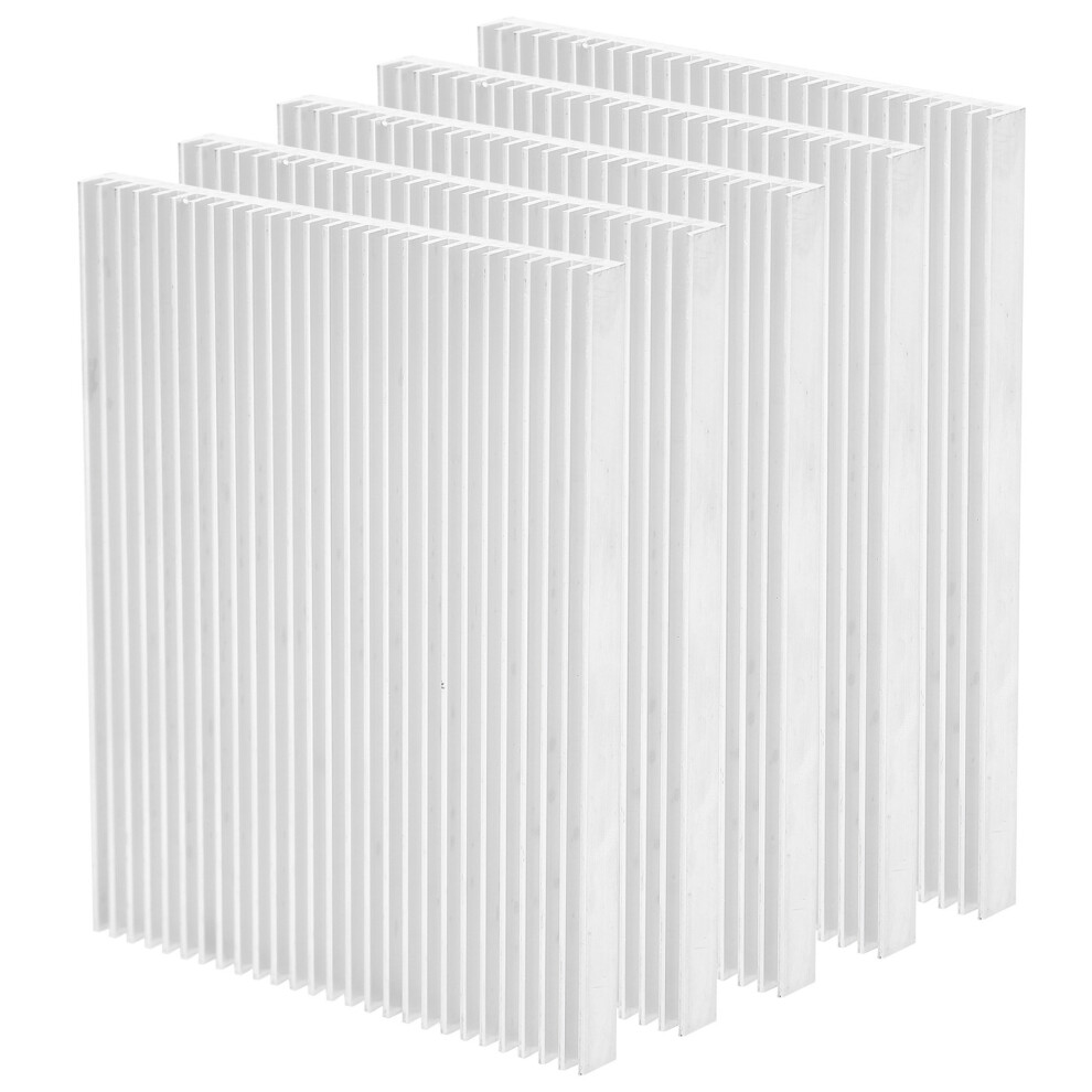 5Pcs Ultra Thin Aluminum Cpu Heat Sink Cooling Parts 100X80x7mm 4021379590226
