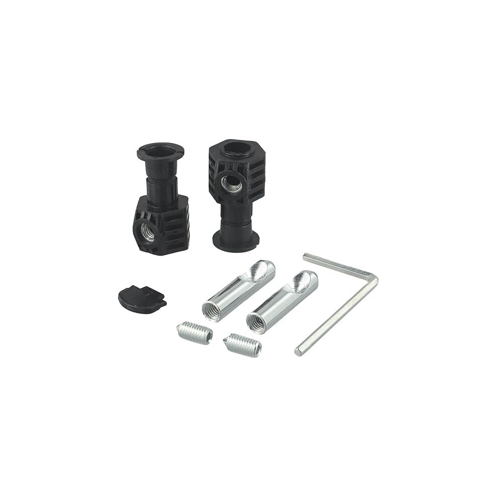 Wall Hung Toilet Fixing Bolts Kit With Auto Prelock, Complete Corrosion Resistant Mounting Hardware (Black) 9199774674515